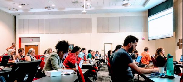 WordCamp Asheville photo of attendees